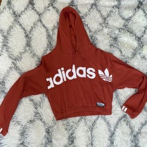 Addidas cropped hoodie